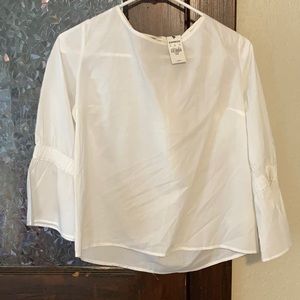 Express white cotton top